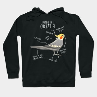 Cockatiel Anatomy Hoodie